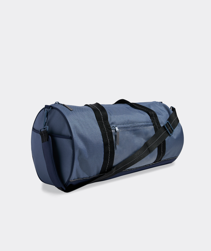 Water Resistant Ripstop Nylon Cylindrical Duffel Bag Removable Adjustable Crossbody Strap Weekender Gear Bag
