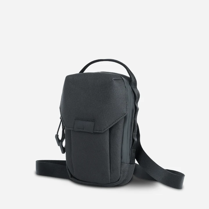 Water Resistant Vertical Crossbody Bag Multi-Size Magnetic Closure Mini Sling Pack