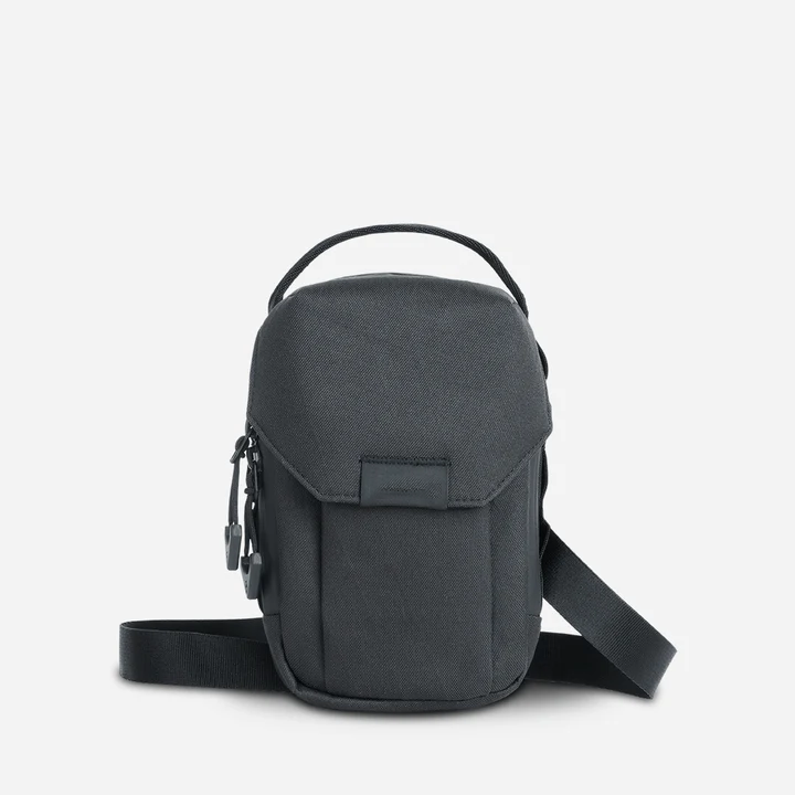 Water Resistant Vertical Crossbody Bag Multi-Size Magnetic Closure Mini Sling Pack