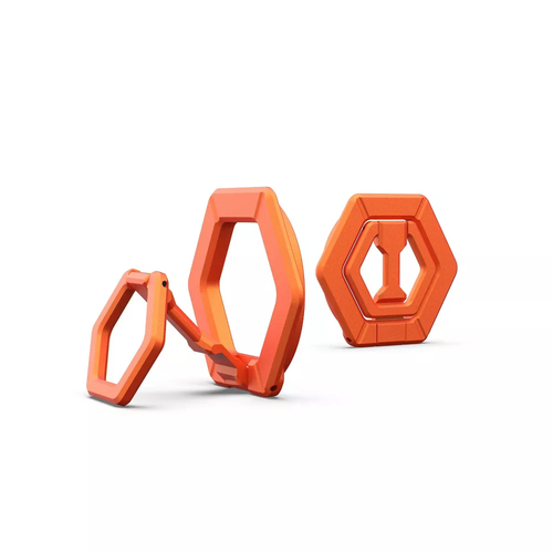 Hexagonal Magnetic Phone Ring Grip 360° Rotatable Foldable Smartphone Kickstand