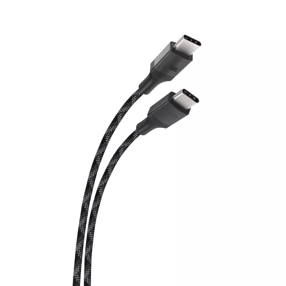 6 Feet USB-C to USB-C Magnetic Braided Cable Aluminum Housing Fast Charging Data Transfer Cord