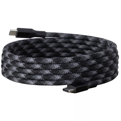 6 Feet USB-C to USB-C Magnetic Braided Cable Aluminum Housing Fast Charging Data Transfer Cord