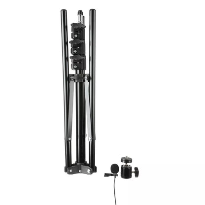 12 Inch LED Ring Light Kit with Dual Phone Holders, Microphone & 63 Inch Adjustable Light Stand