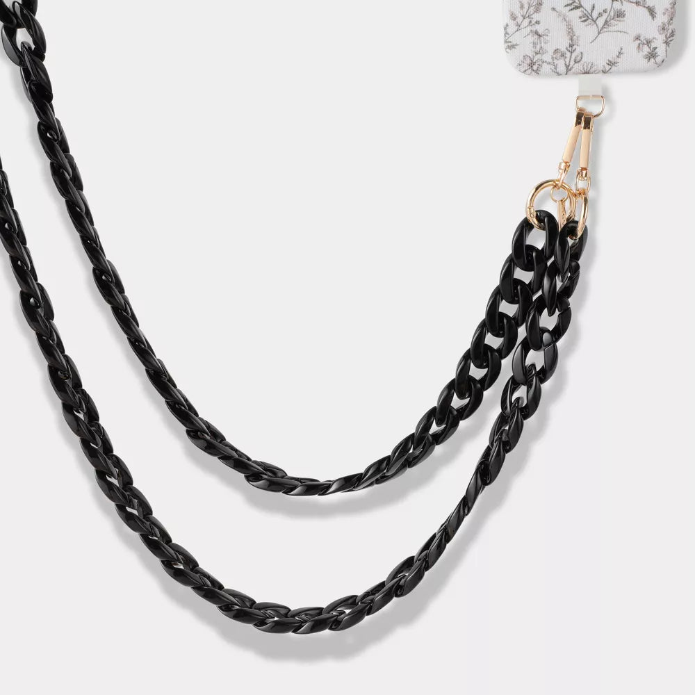 Resin Chain Crossbody Phone Strap Adjustable Universal Mobile Lanyard