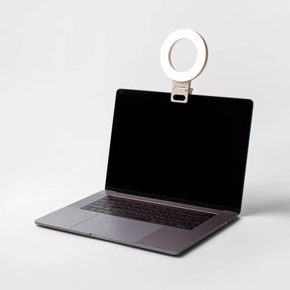 Clip-on Portable Ring Light for Video Conference and Selfie Shooting