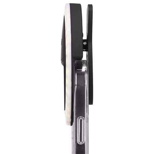 Rechargeable Clip-on LED Ring Light Portable Supplementary Lighting