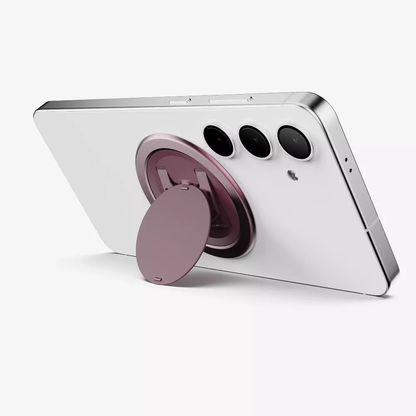 2.5mm Ultra-Thin Magnetic Phone Grip Aluminum Frame Foldable Multi-Angle Smartphone Kickstand
