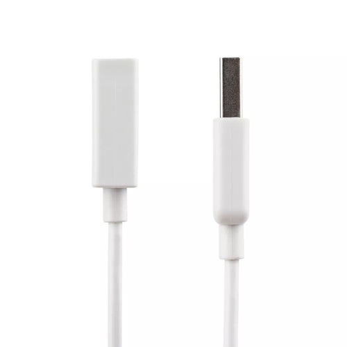 1M USB 2.0 Male to Female Extension Cable White USB-A Extender Cord