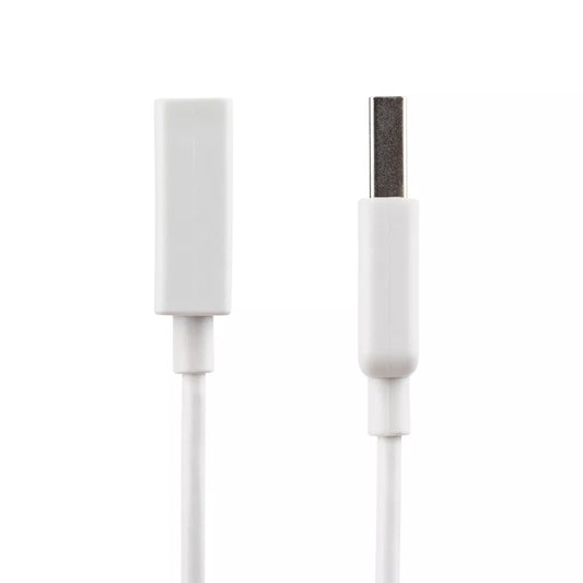 1M USB 2.0 Male to Female Extension Cable White USB-A Extender Cord