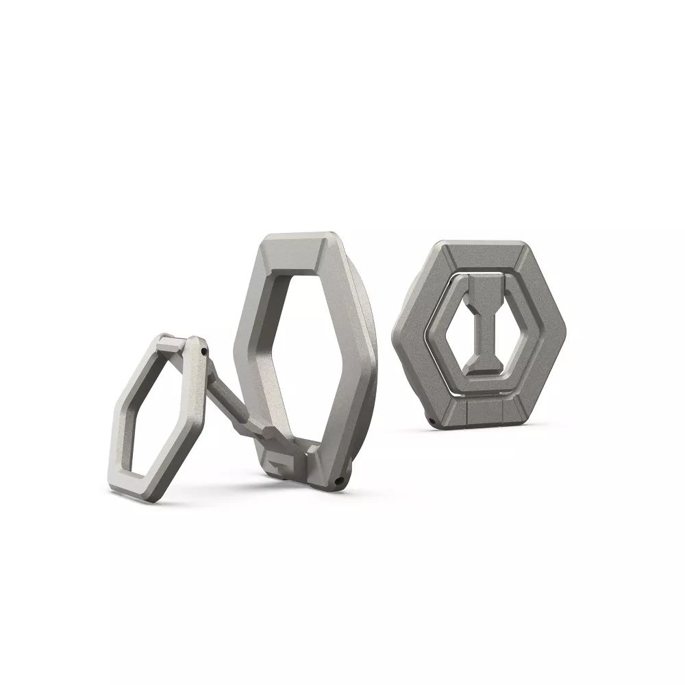 Hexagonal Magnetic Phone Ring Grip 360° Rotatable Foldable Smartphone Kickstand