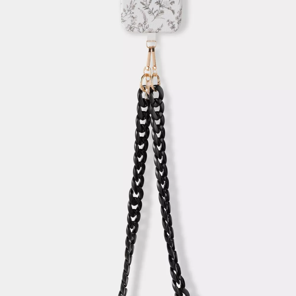 Resin Chain Crossbody Phone Strap Adjustable Universal Mobile Lanyard