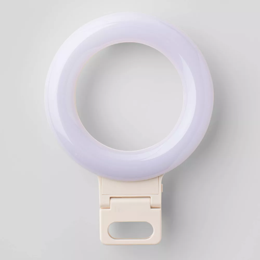 Clip-on Portable Ring Light for Video Conference and Selfie Shooting