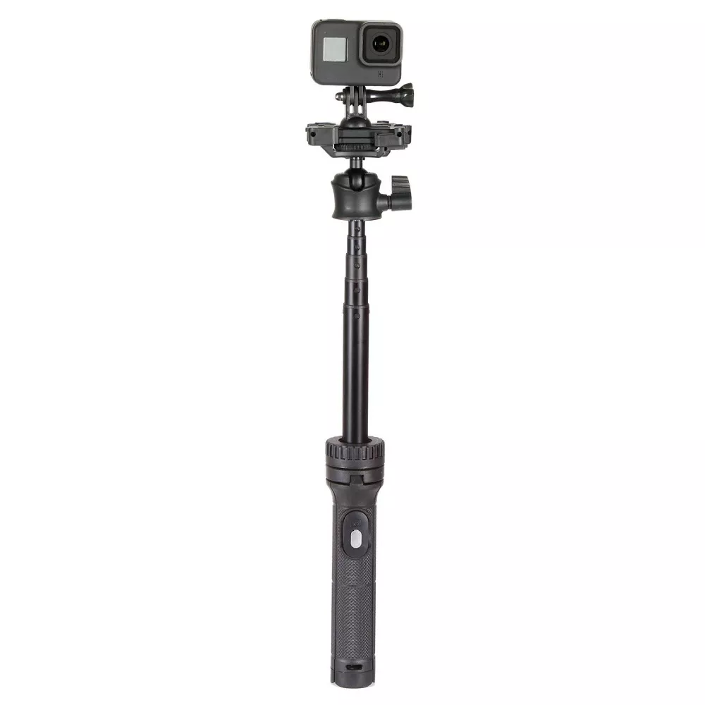 Multi-function Telescopic Selfie Stick Tripod with Bluetooth Remote & 360° Ball Head