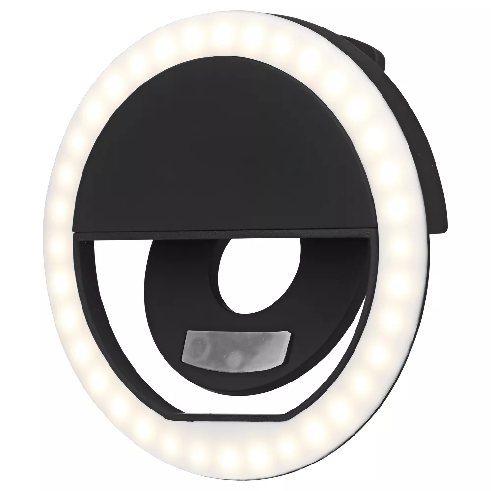 Rechargeable Clip-on LED Ring Light Portable Supplementary Lighting