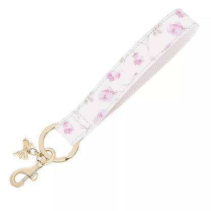 Floral Print PU Wrist Strap Multi-purpose Detachable Key & Bag Decorative Wristlet