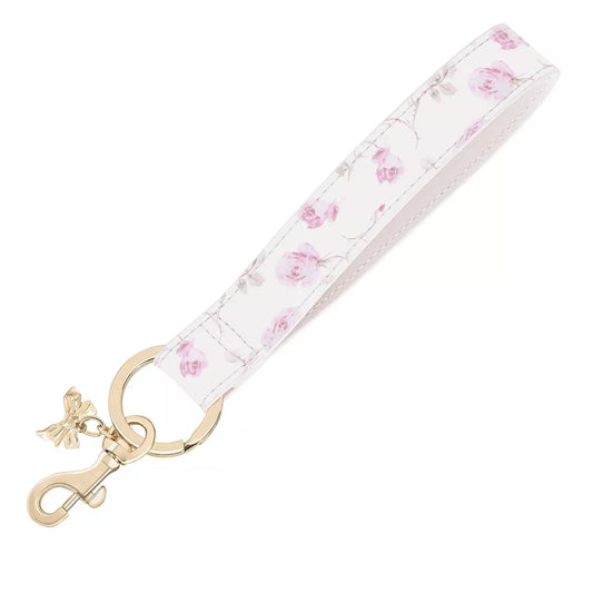 Floral Print PU Wrist Strap Multi-purpose Detachable Key & Bag Decorative Wristlet