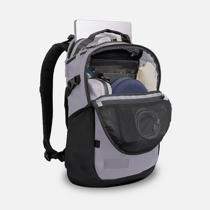 Weather Resistant 18L Daily Backpack Breathable Mesh Back 16 Inch Laptop Daypack