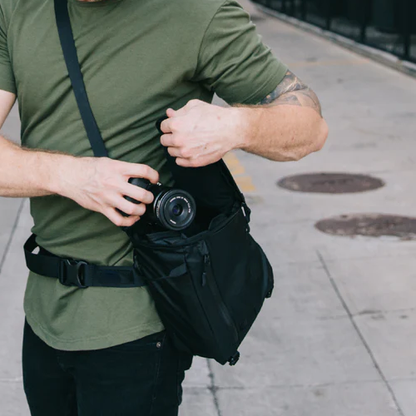 Packable Weather Resistant Hip Pack 6.3L Convertible Waist & Crossbody Sling Bag